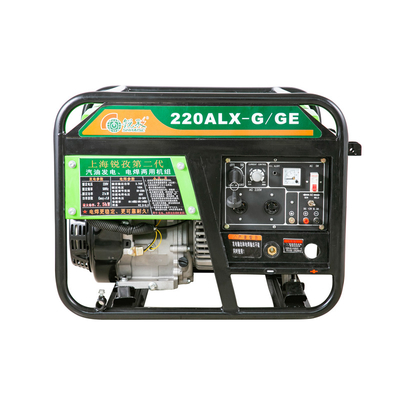 RISE G Generator Set And 2.5kW 220A Electric Start High Quality Welding Gasoline Non Welding Generator 25L / 10 Hours