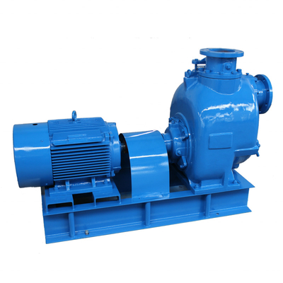 Mining Industry Belt Driven Heavy Duty Solid Handling Self Priming Waste Water Pump With ABB Electric Motor